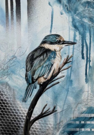 Kingfisher / Kōtare Print - A4